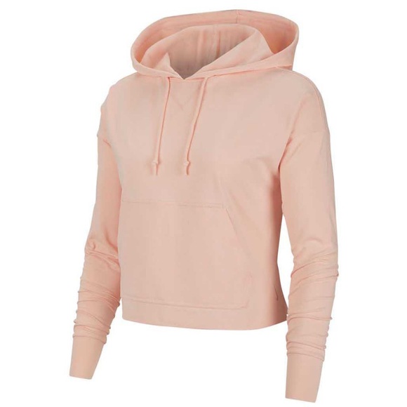 Nike Dri-Fit Yoga Jersey Cropped Lightweight Women's Nike Hoodie Size Small - Picture 1 of 12